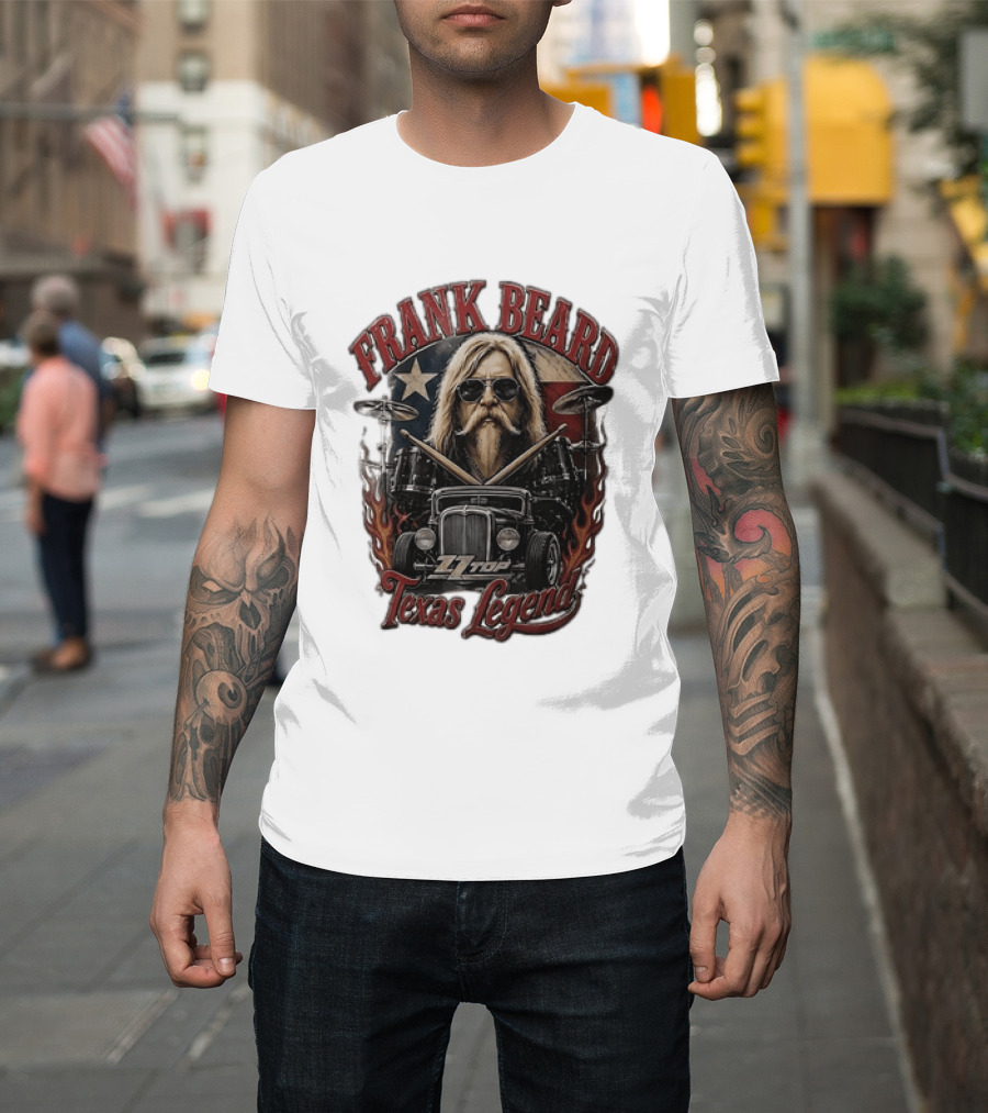 Frank Beard ZZ Top Texas Legend T-Shirt