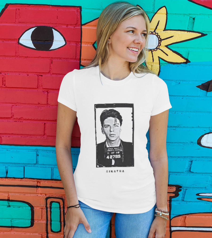 Bergen County Sheriffs Office 11 27 38 42799 Sinatra Shot T-Shirt