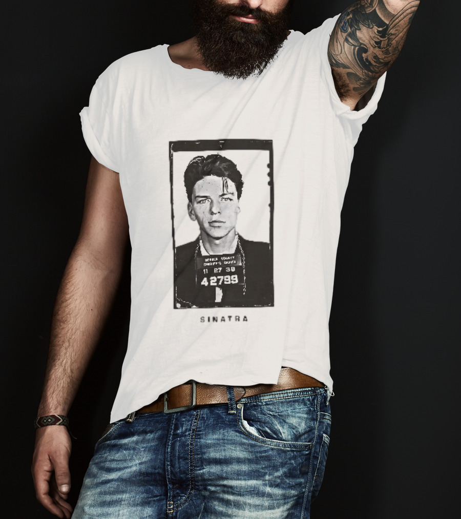 Bergen County Sheriffs Office 11 27 38 42799 Sinatra Shot T-Shirt