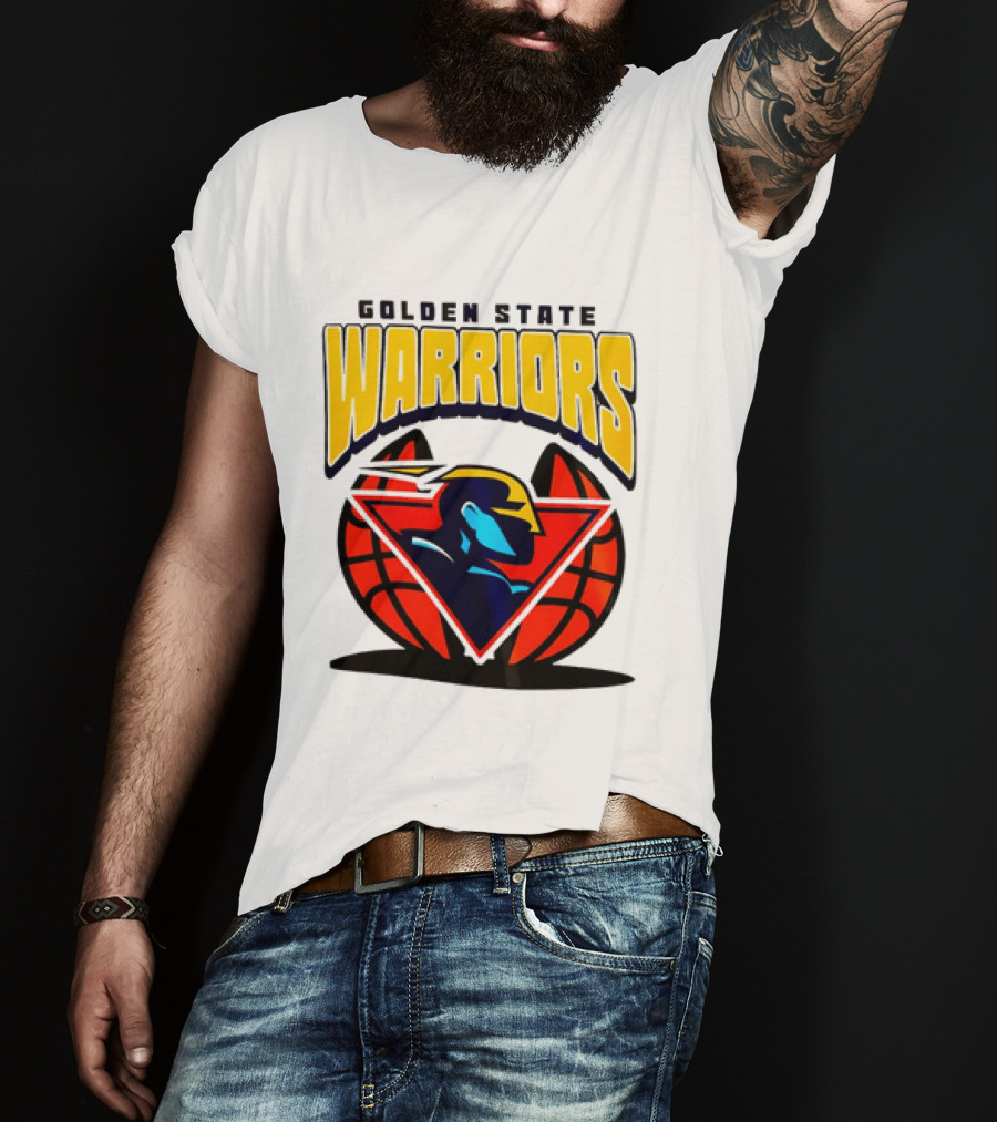 Golden State Warriors NBA 2026 Mania Retro Logo Basketball T-Shirt