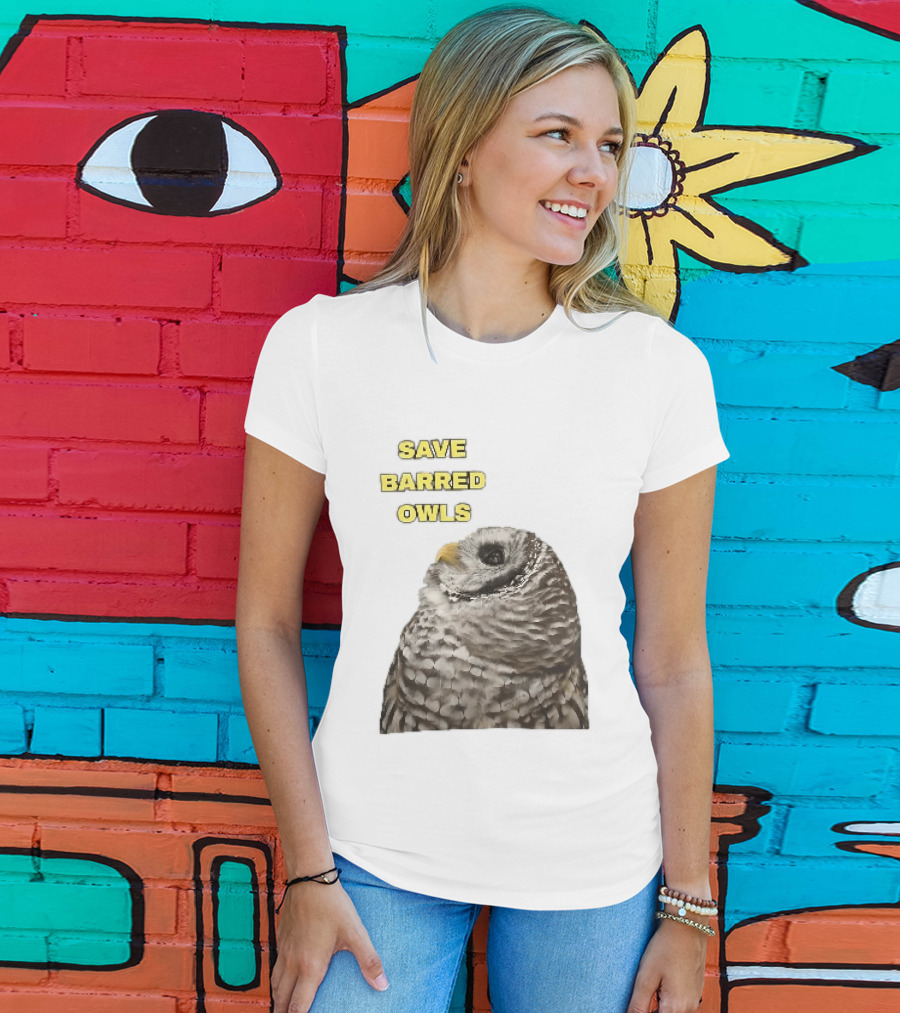 Save Barred Owls Barred Owl Conservation Appeal T-Shirt