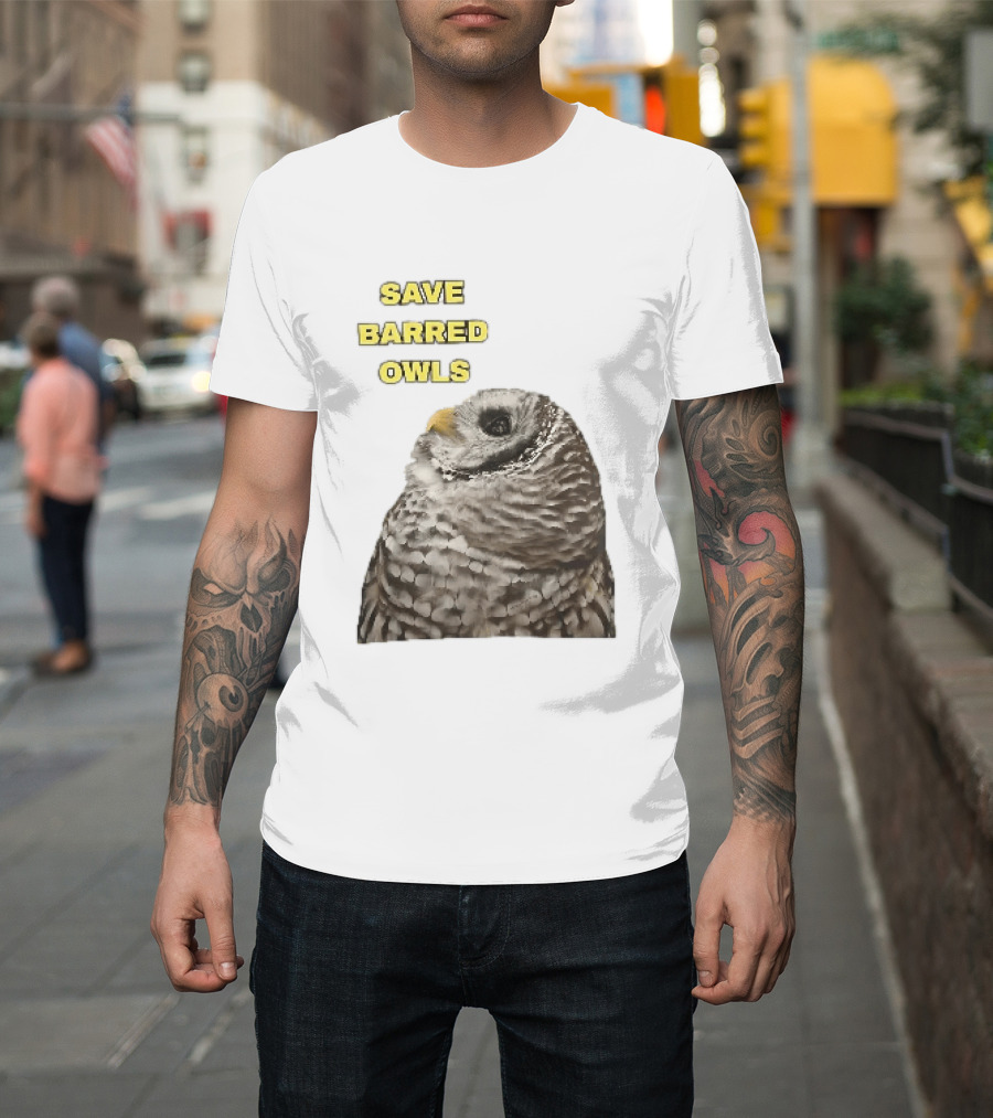 Save Barred Owls Barred Owl Conservation Appeal T-Shirt
