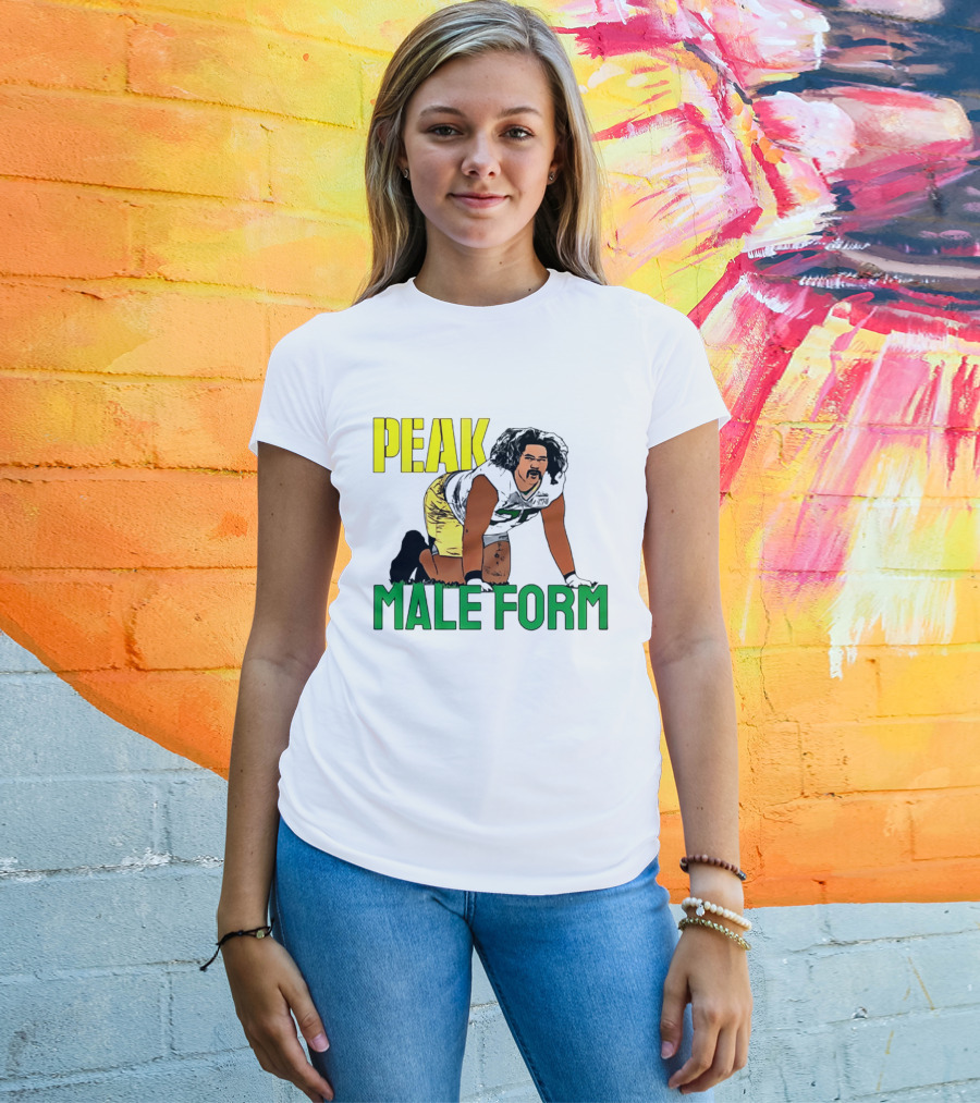 Sean Rhyan Peak Male Form Green Bay Packers Football T-Shirt