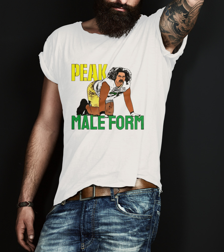 Sean Rhyan Peak Male Form Green Bay Packers Football T-Shirt