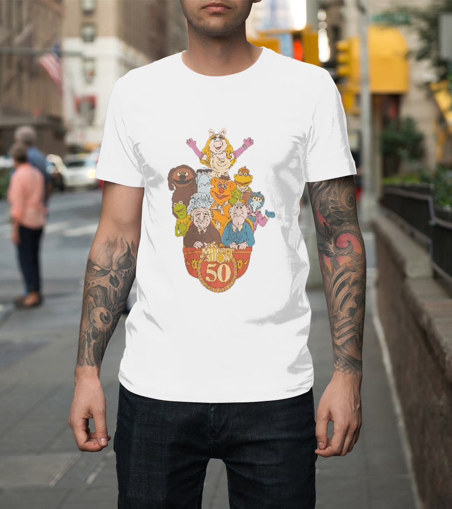 The Muppet Show Anniversary 50 Iconic Characters Celebration T-Shirt