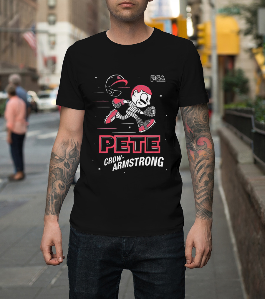 PCA Pete Crow Armstrong Super Speed Video Game Numbers T-Shirt