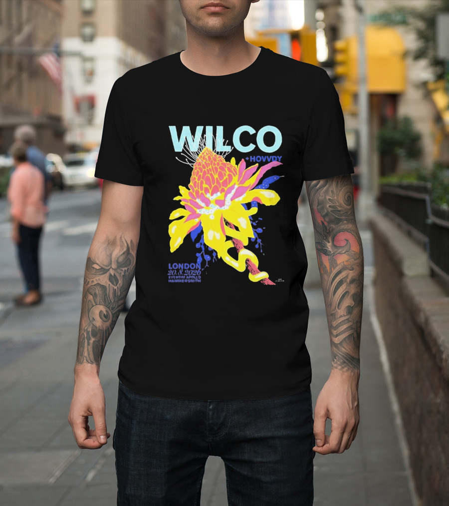 Wilco London UK Eventim Apollo Hammersmith August 20 2026 Featuring Hovvdy T-Shirt