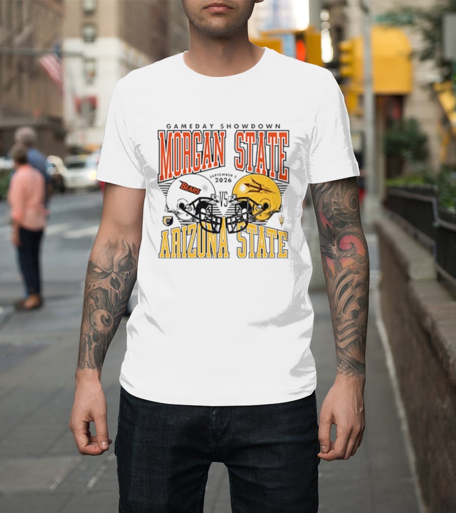 Gameday Showdown Morgan State Bears Vs Arizona State 2026 T-Shirt