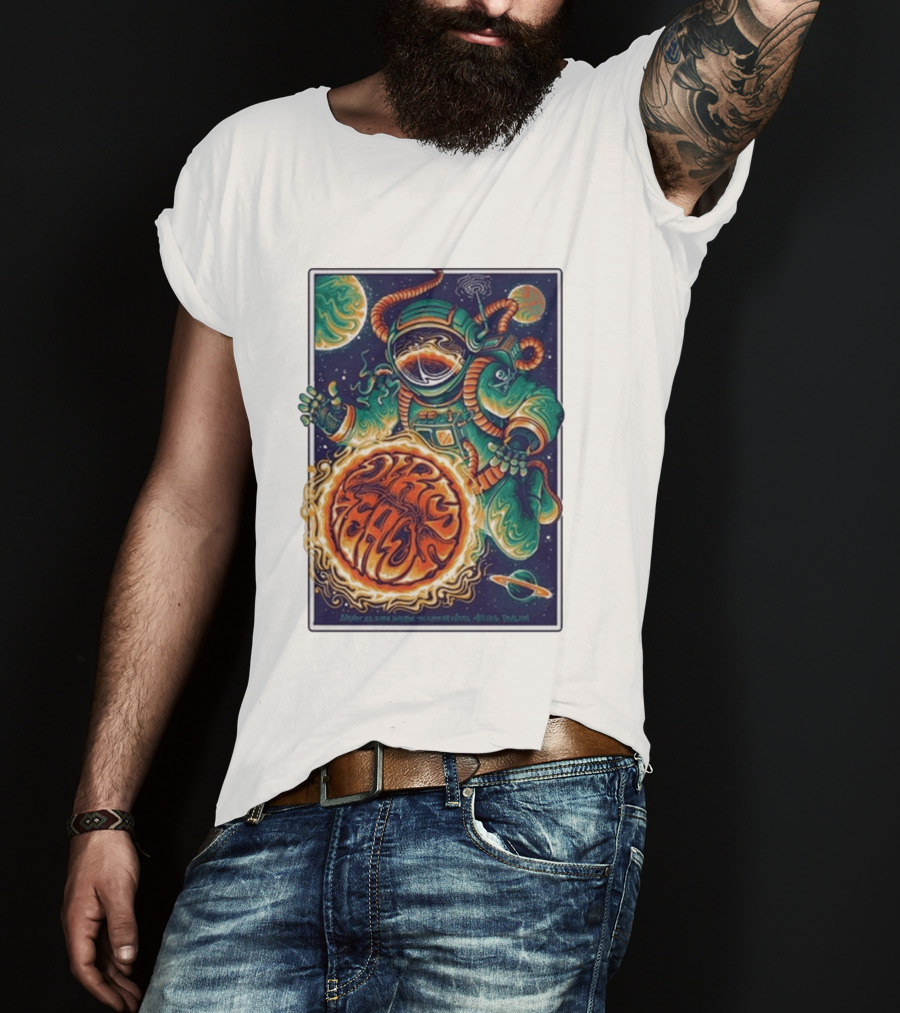 Dirty Heads Cosmic Astronaut Tour The Woodlands TX 8 23 2026 Psychedelic Space Adventure T-Shirt