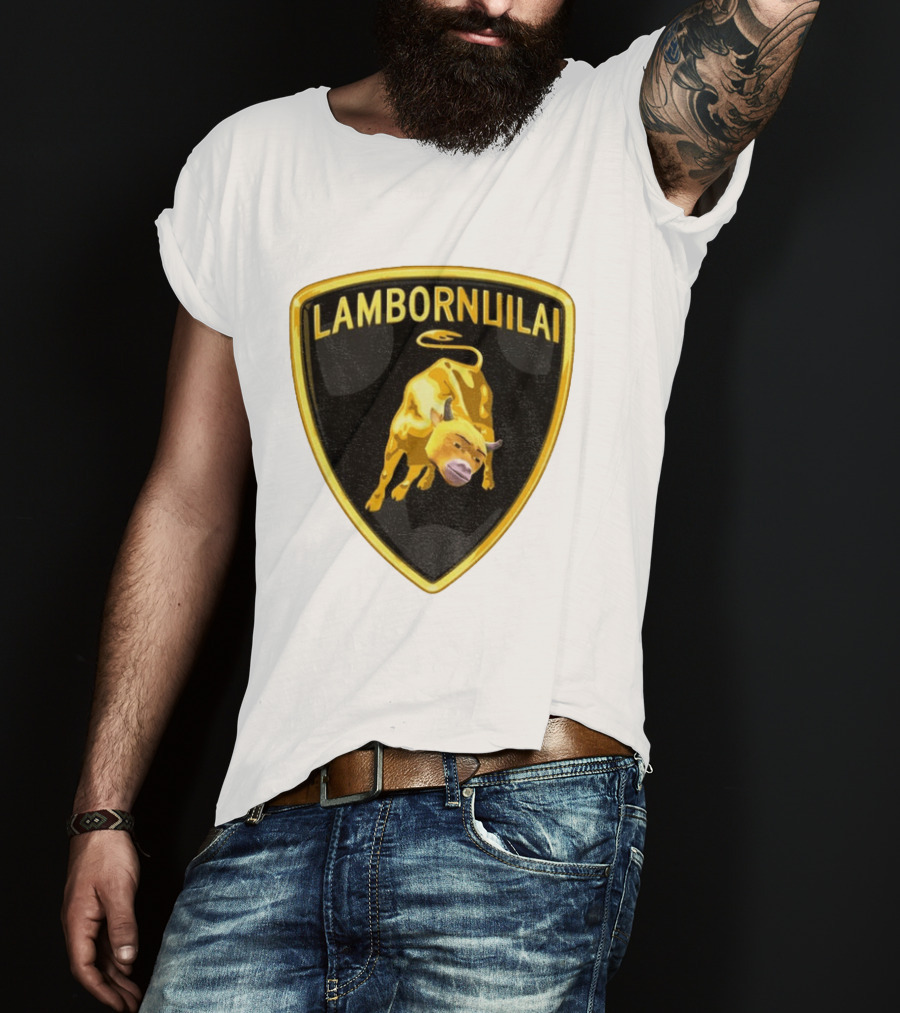 Lambornuilai Gold Bull Meme Niu Lai T-Shirt