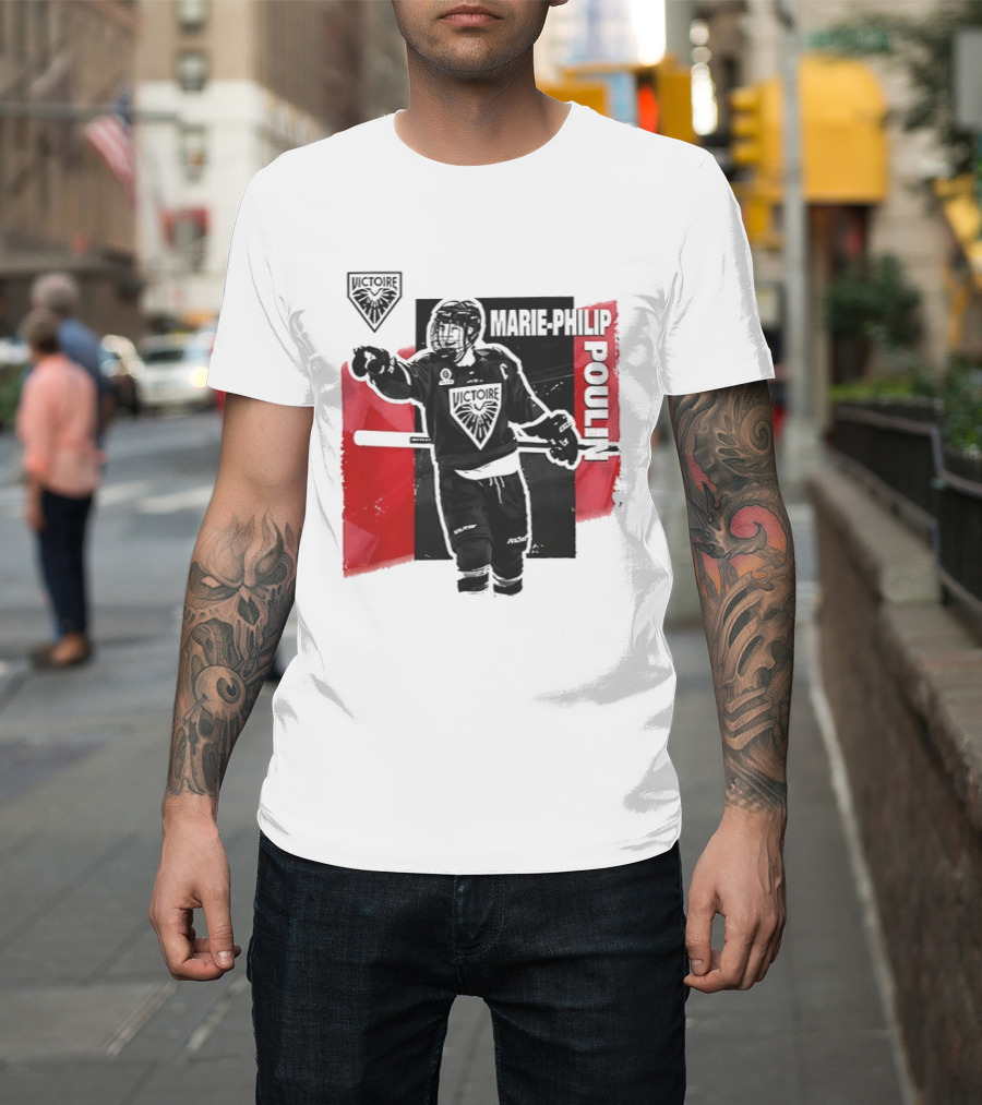 Marie Philip Poulin Team Vancouver Goldeneyes PWHL 2026 T-Shirt