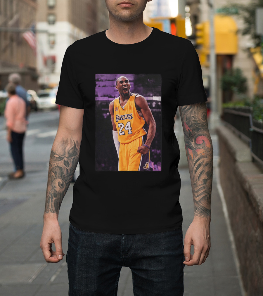 A. J. Brown Wear Mamba Kobe Bryant Lakers 24 T-Shirt