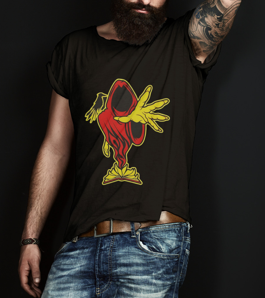 Insane Clown Posse Ringmaster Joker's Card Flame Hooded Figure T-Shirt