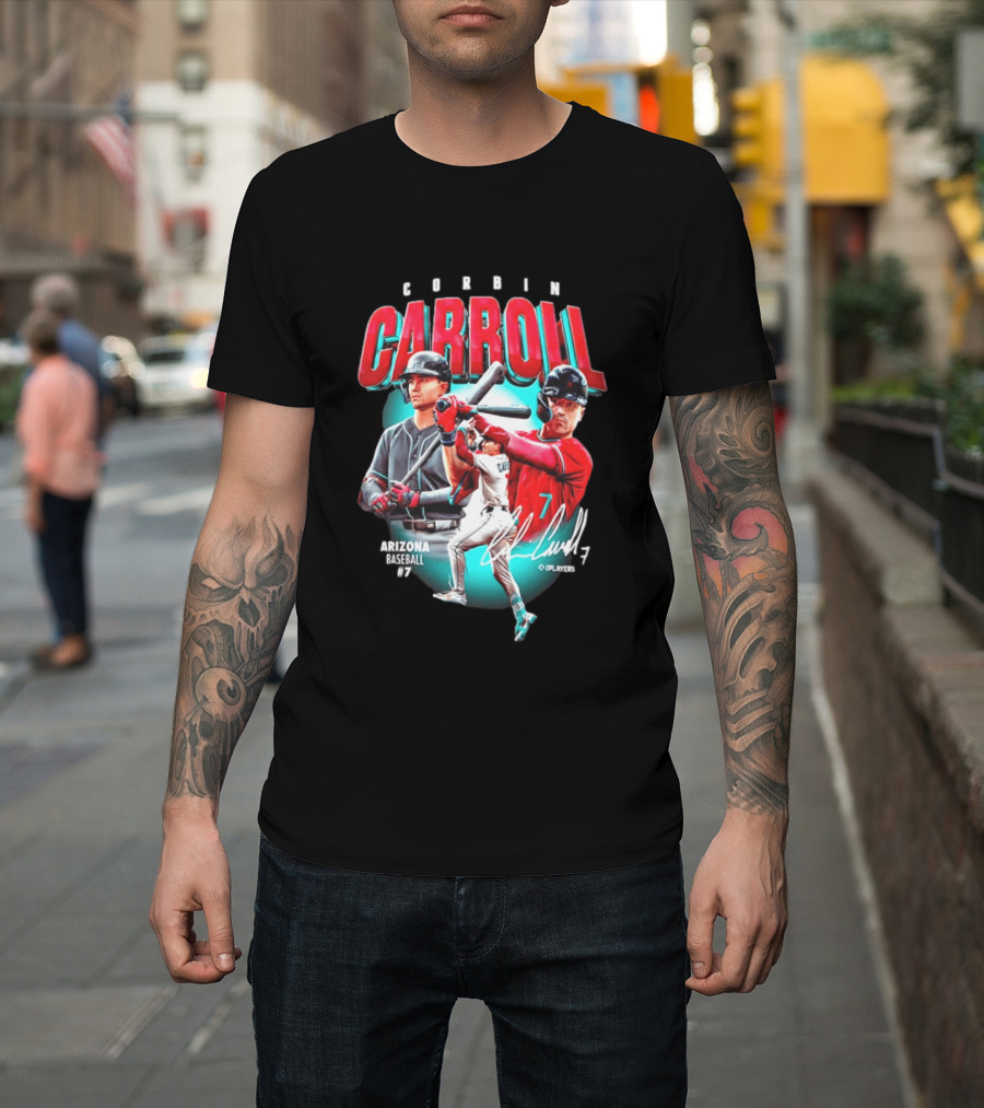 Corbin Carroll Arizona Baseball #7 C Players T-Shirt