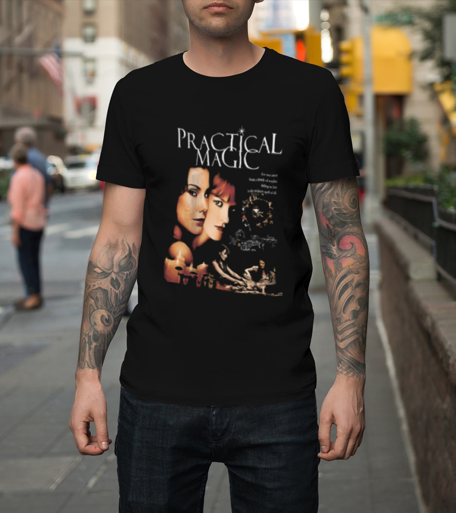 Practical Magic Movie Faces With Mystical T-Shirt