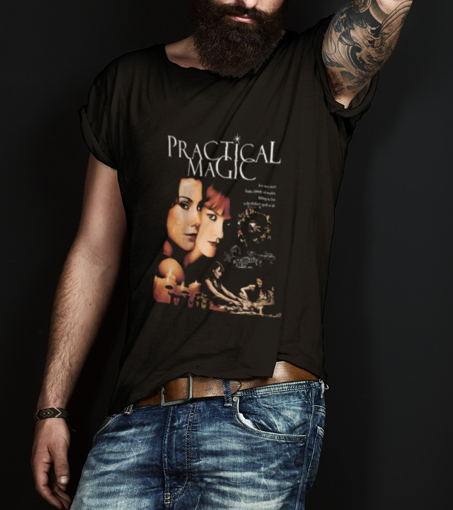 Practical Magic Movie Faces With Mystical T-Shirt