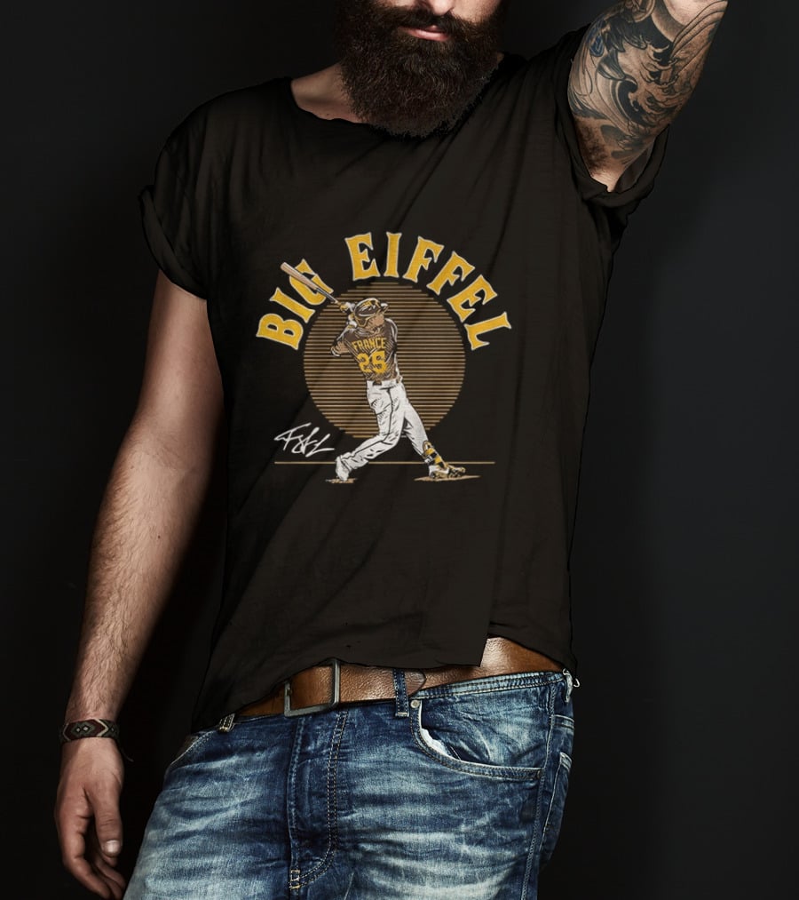 Ty France Big Eiffel San Diego Padres Batter T-Shirt