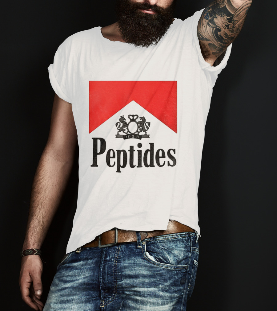 Peptides 1929 Red Marlboro T-Shirt