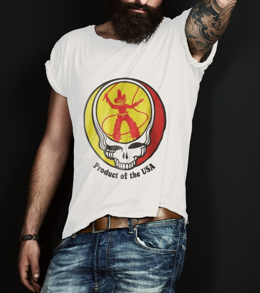 Grateful Dead Steal Your Face Cowboy Product Of The USA T-Shirt