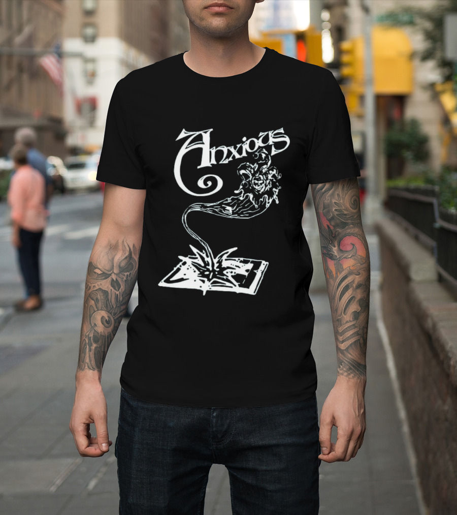 Anxious Gothic Flower Book Summer Fall Tour 2026 T-Shirt