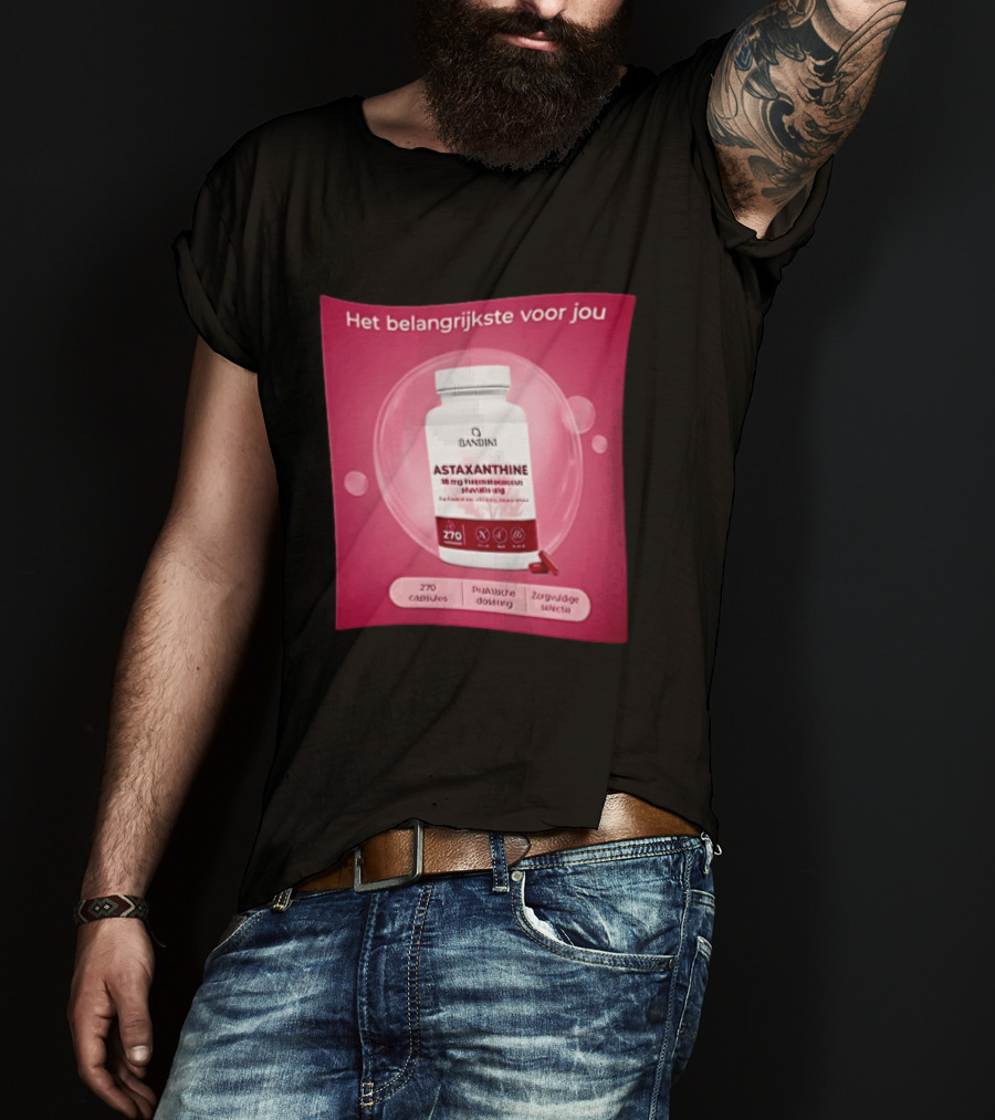 Het Belangrijkste Voor Jou Astaxanthine 18 Mg Haematococcus Pluvialis Alg 270 Capsules Zorghoede Selectie T-Shirt