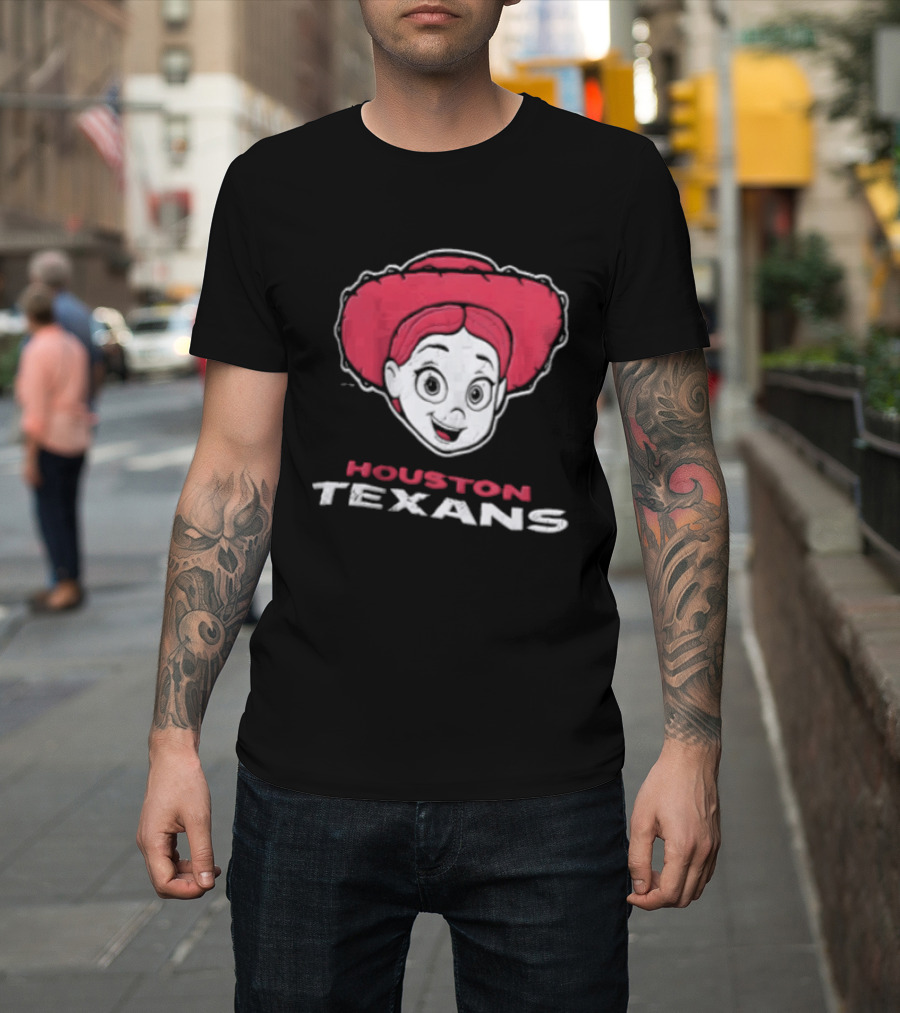 Houston Texans Disney Toy Story Jessie Collaboration T-Shirt