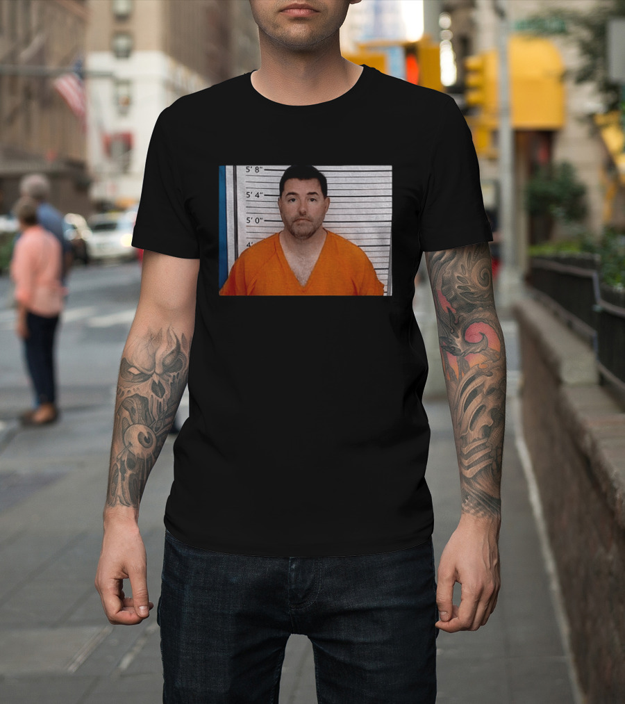 Owner Jed York Shot Orange Jumpsuit 5'8" Height Measurement T-Shirt