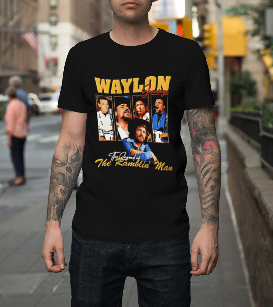 Waylon Jennings The Ramblin' Man T-Shirt