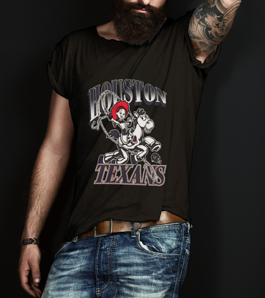 Jessie Toy Story Houston Texans Disney 2026 Cowboys T-Shirt