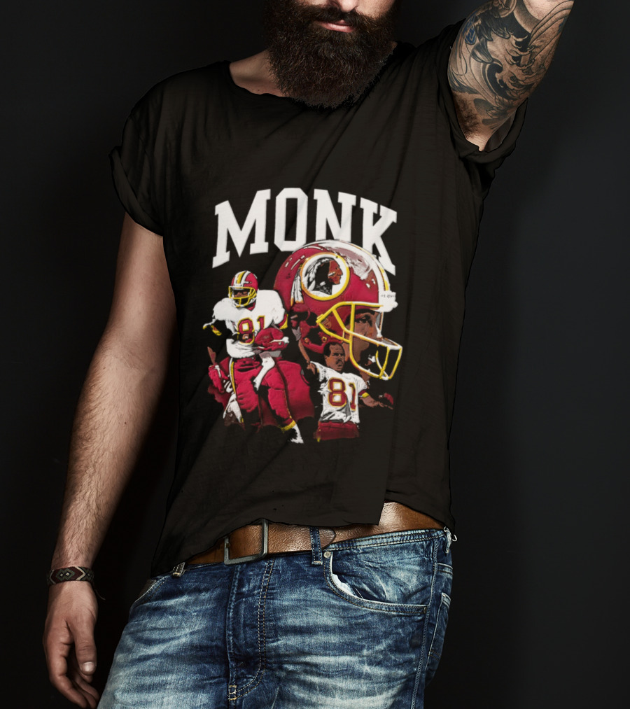 Monk Washington Commanders 81 Iconic Football Legend T-Shirt