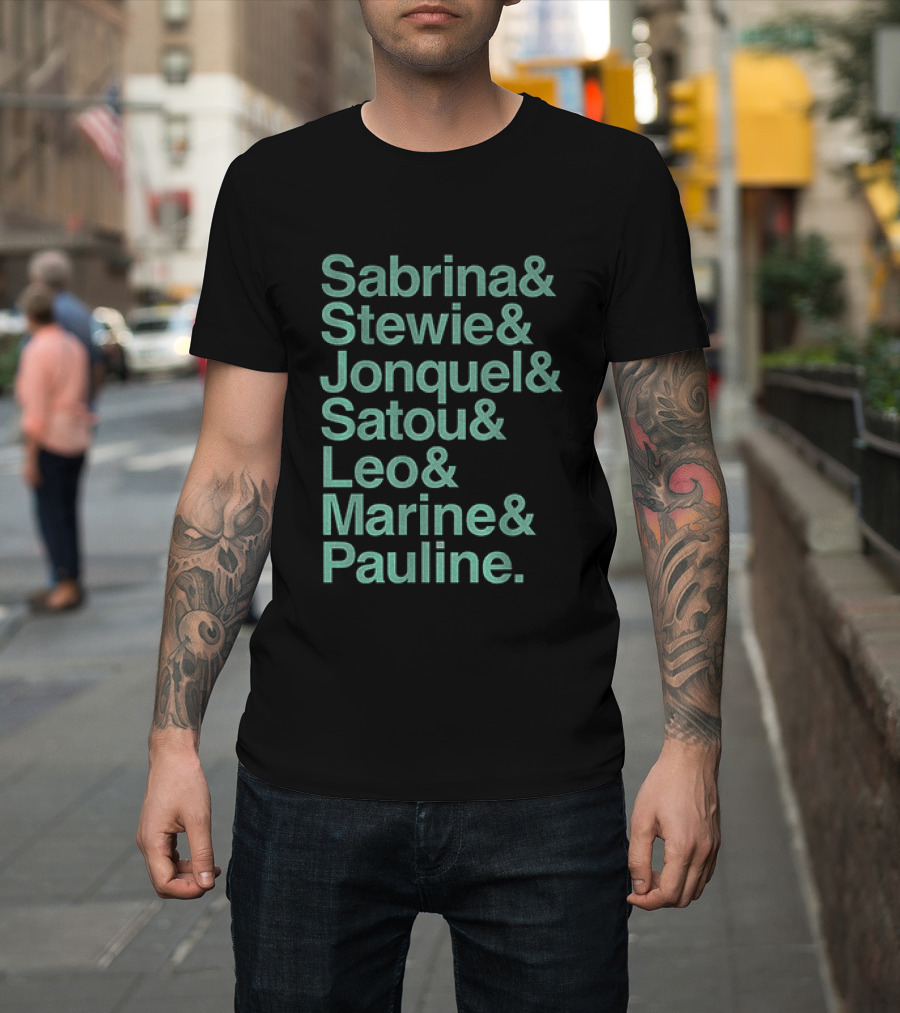 Sabrina Stewie Jonquel Satou Leo Marine Pauline New York Women's Basketball 2026 WNBA T-Shirt