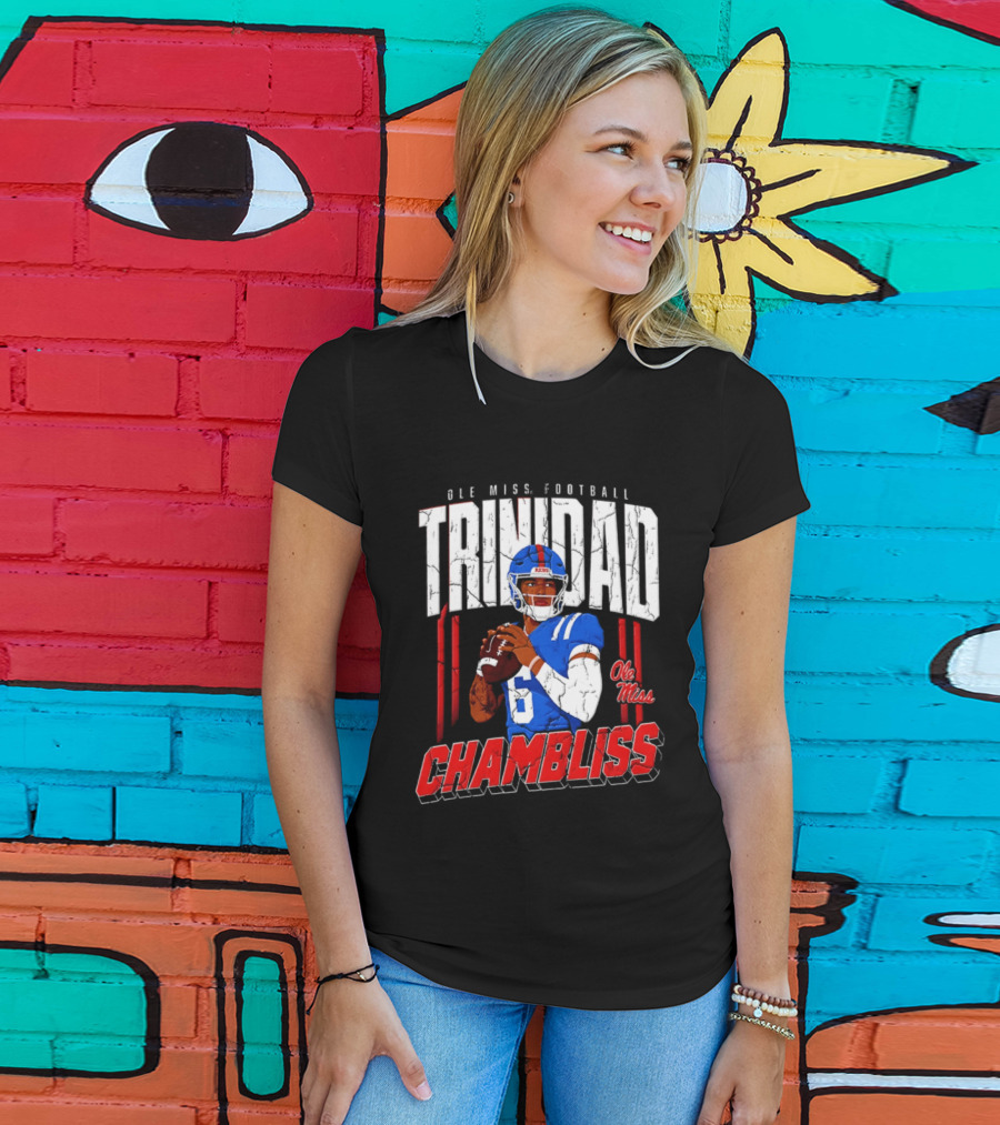 Ole Miss Football Trinidad Chambliss Rebels Player T-Shirt