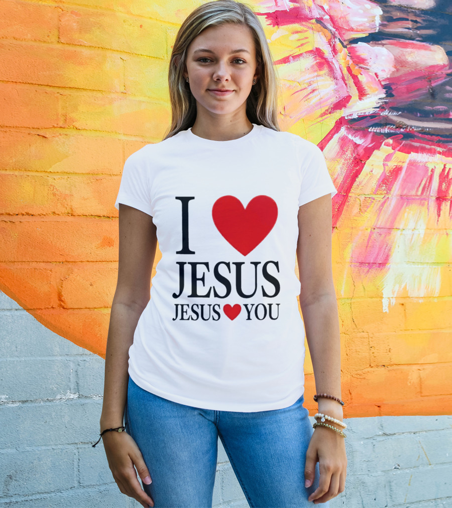 Cameron Dicker I Love Jesus Jesus Love You T-Shirt
