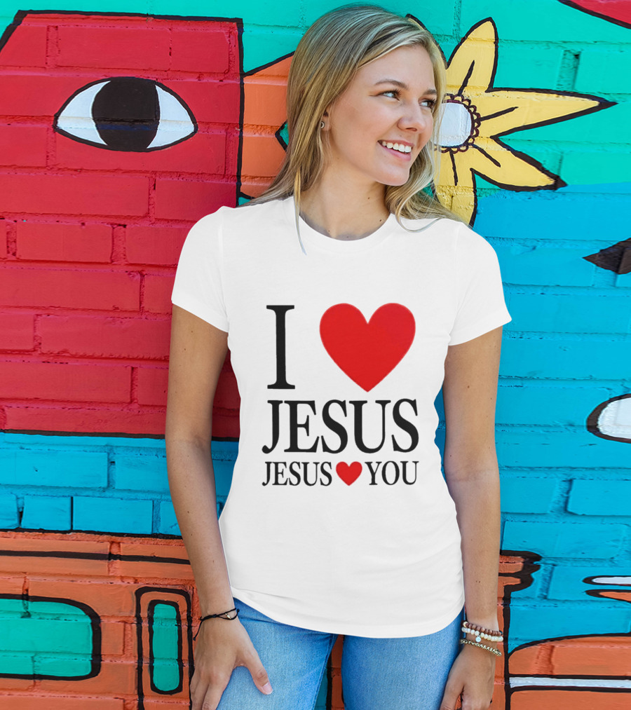 Cameron Dicker I Love Jesus Jesus Love You T-Shirt