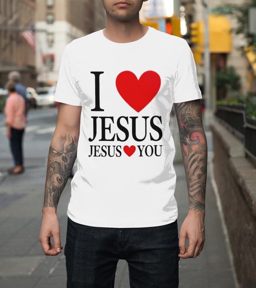 Cameron Dicker I Love Jesus Jesus Love You T-Shirt