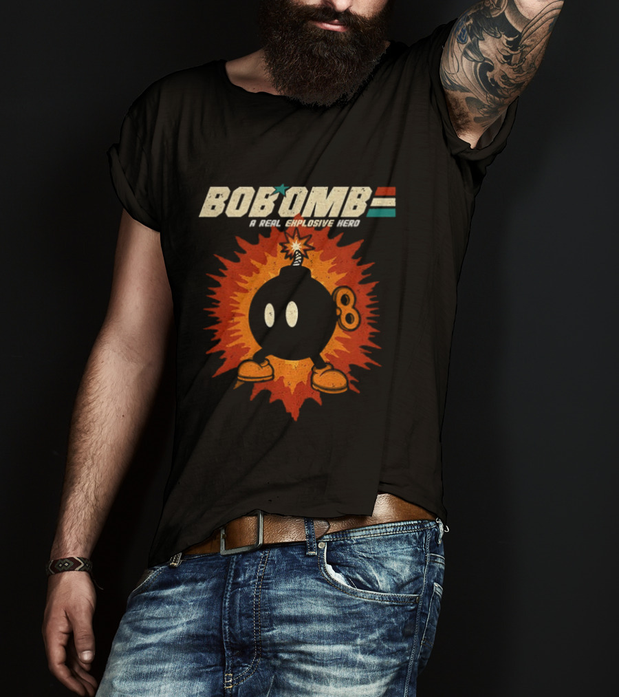 Bob Omb A Real Explosive Hero T-Shirt