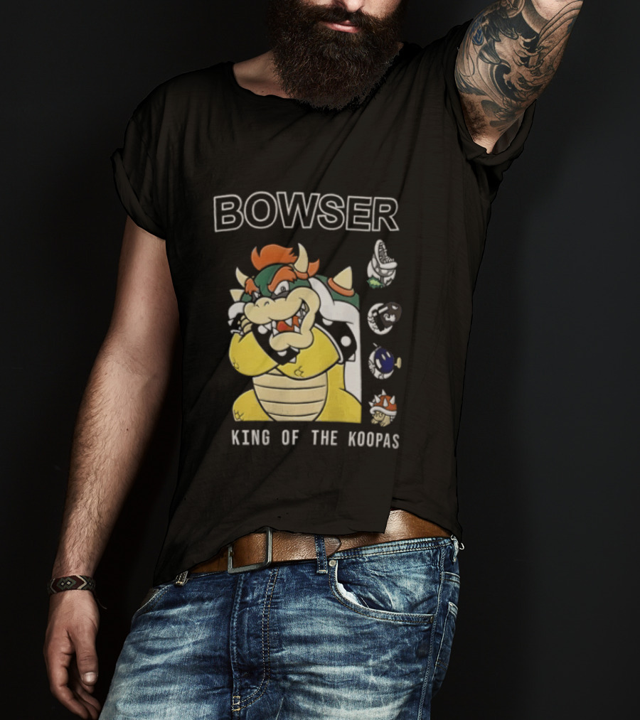 Bowser King Of The Koopas Super Mario T-Shirt