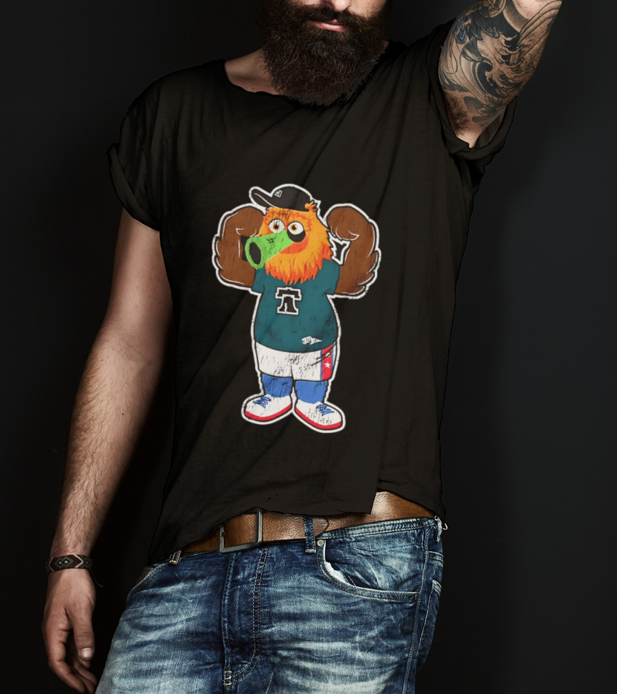 Philadelphia Flyers Gritty Liberty Bell Basketball T-Shirt