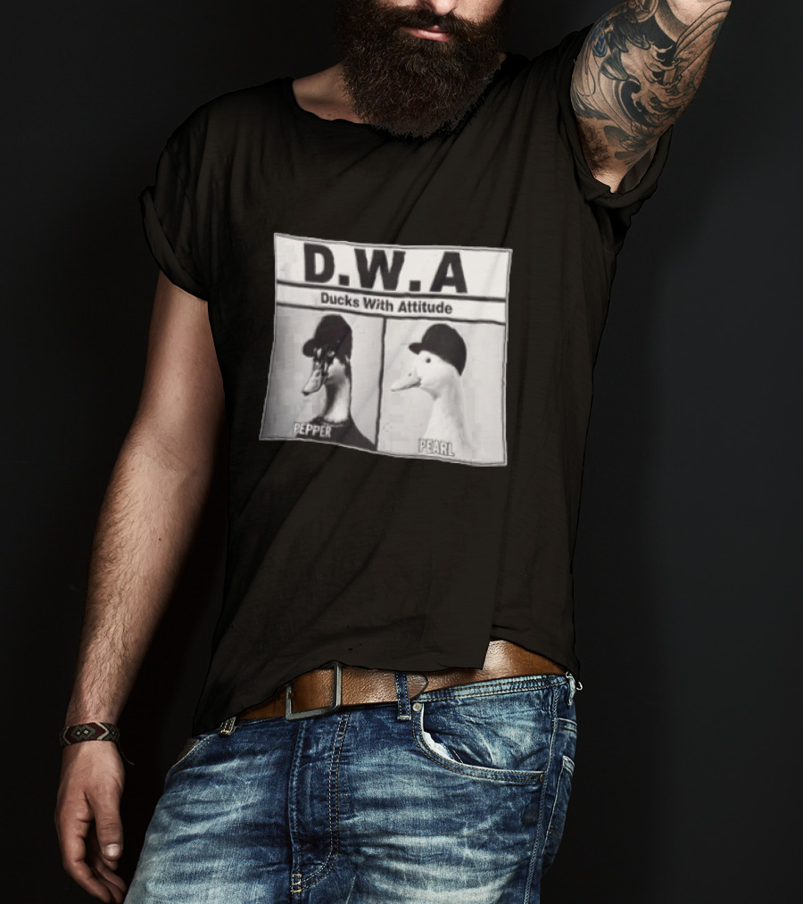 D.W.A Ducks With Attitude Pepper Pearl T-Shirt
