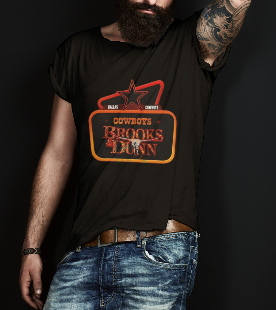 Dallas Cowboys Brooks & Dunn Star Texas T-Shirt