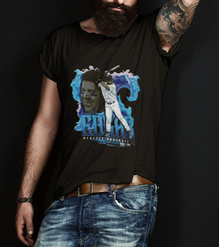 Seattle Baseball Edgar 500 Level Wave T-Shirt