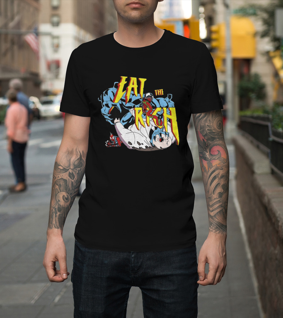 Venom Spider Man Eat The Rich Wilson Fisk Punch Nazi Police Marvel T-Shirt