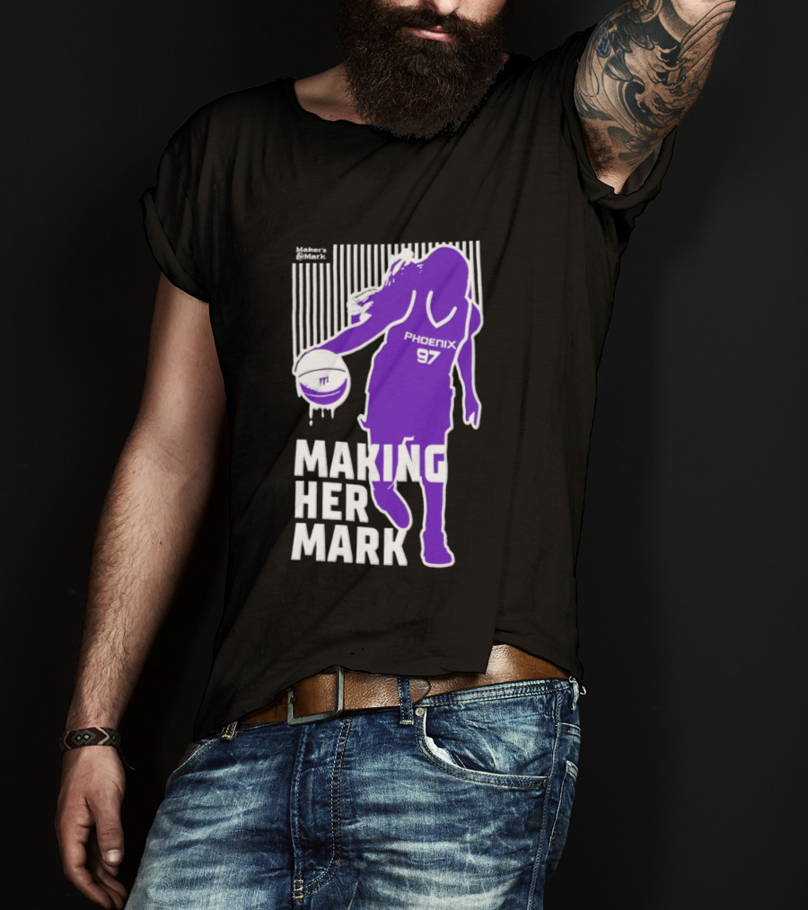 Phoenix Mercury WNBA Making Her Mark 97 T-Shirt