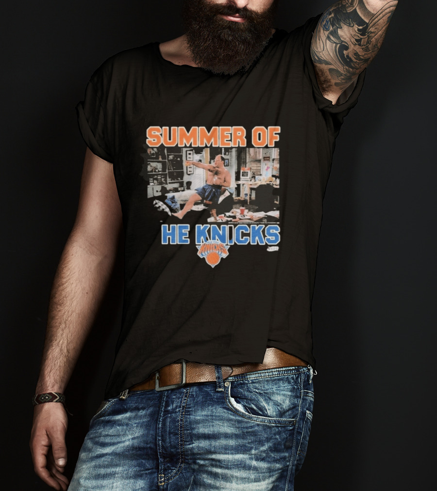 Summer Of He Knicks New York Basketball Fan Favorite 90s Nostalgia T-Shirt