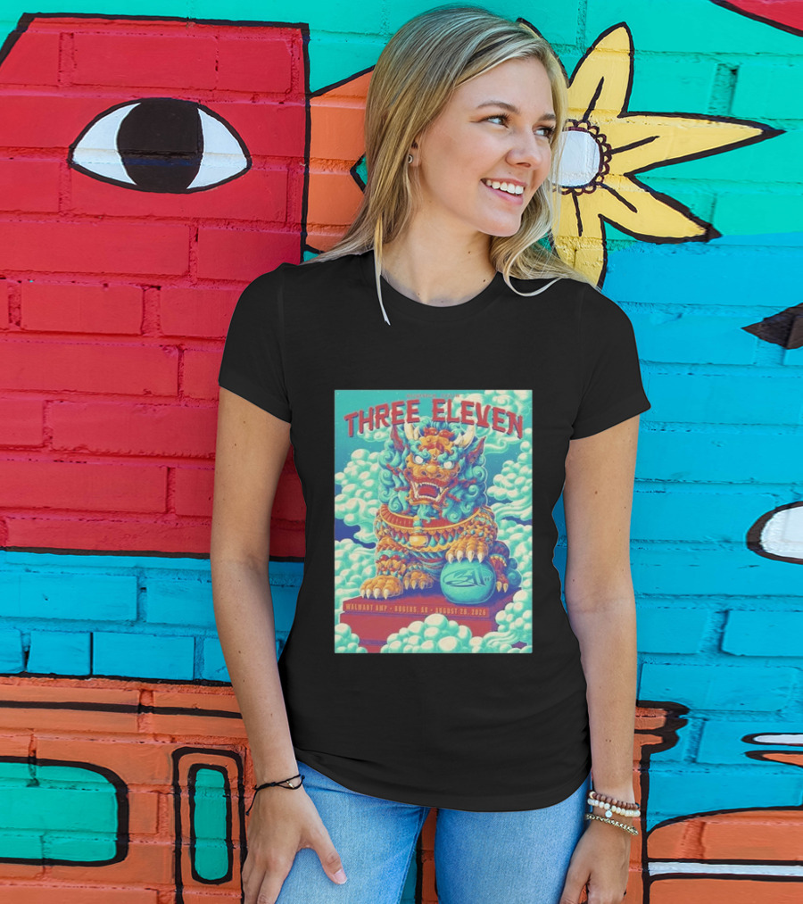 Three Eleven Concert Rogers AR Walmart AMP August 26 2026 Event Tiger Chinese T-Shirt