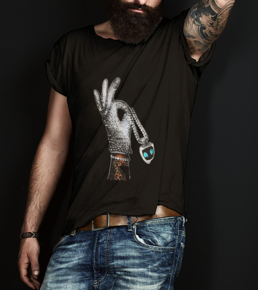 Drake Iceman Astro Bot Glove Necklace T-Shirt
