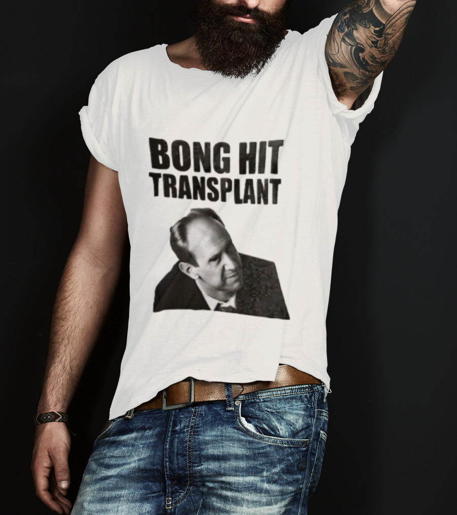 Bong Hit Transplant Joseph Morse Black And White Image T-Shirt