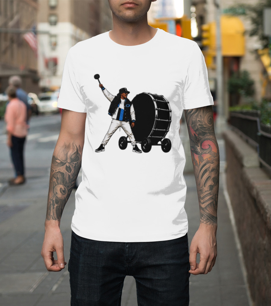 Carolina Panthers For The Culture Drummer Marching Band Fan Gear T-Shirt