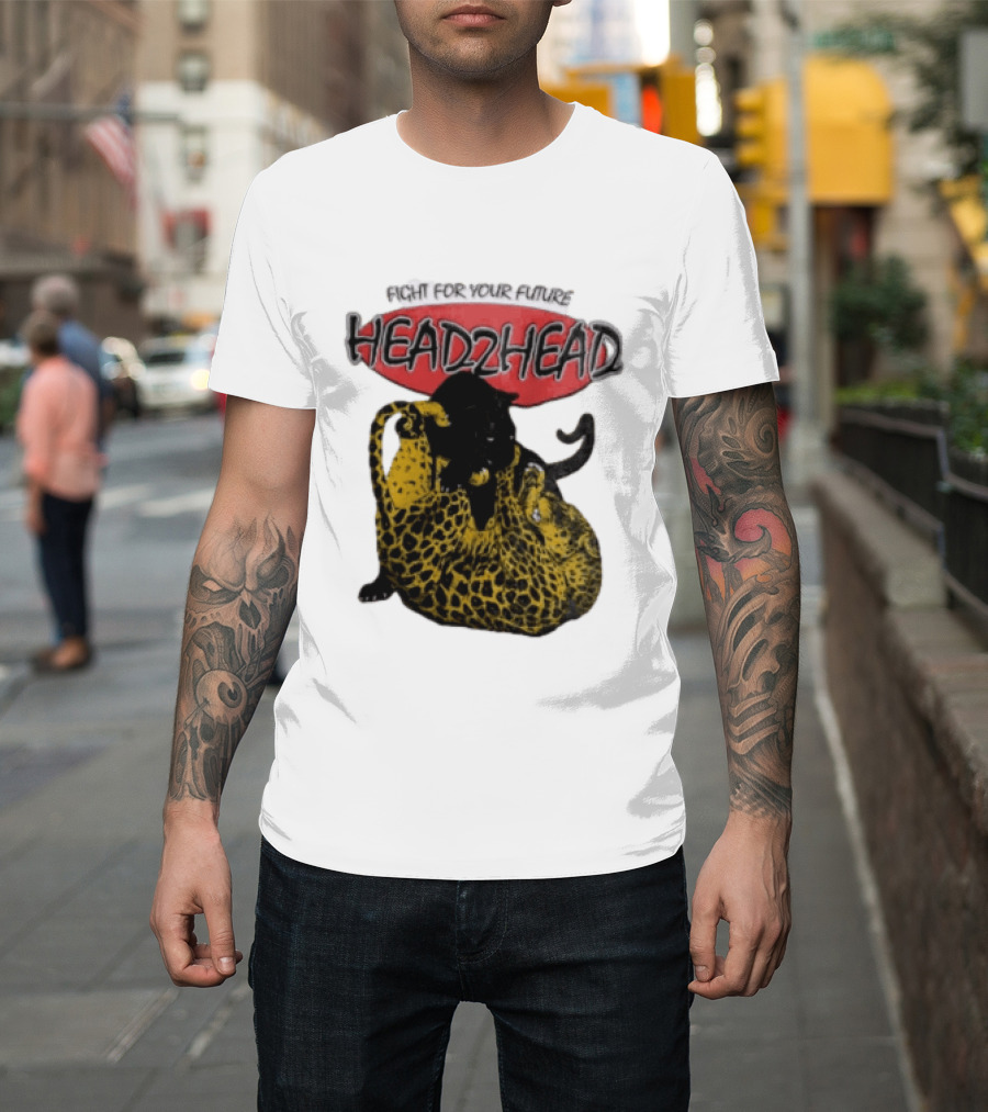 Fight For Your Future Head2Head Panther And Leopard T-Shirt