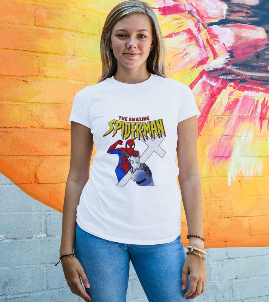 The Amazing Spider Man Vs Jake Lang Comic Style Showdown T-Shirt